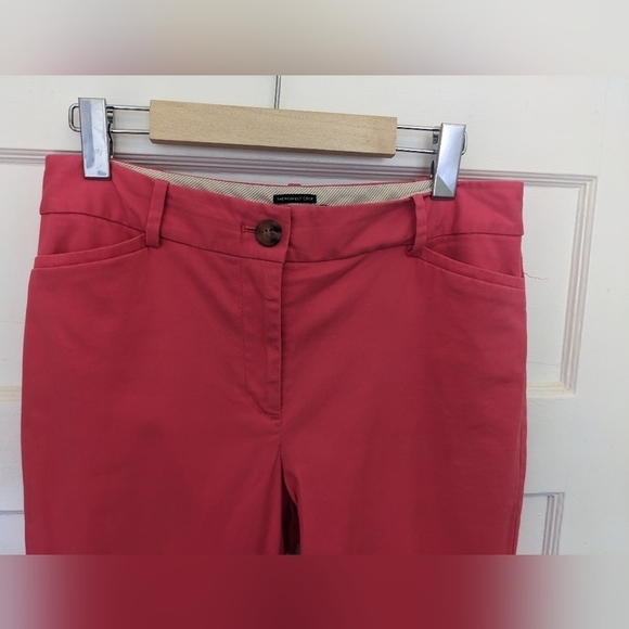 TALBOTS PINK WOMEN'S THE PERFECT CROP STRAIGHT LEG PANTS SIZE 4 - Picture 11 of 15